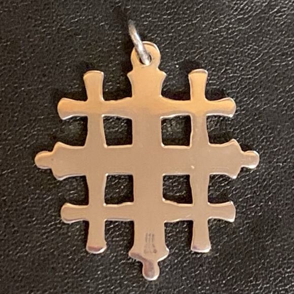 James Avery Pendant Jerusalem Cross Sterling Silver Retired - Picture 7 of 9